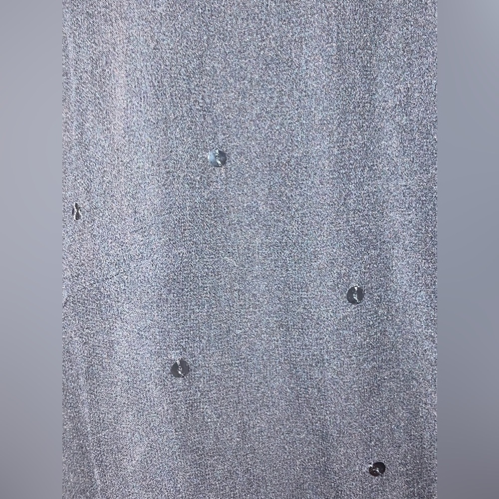 John Paul Richard Black/White Sleeveless Embroidered Beaded/Sequin Top Size S - Picture 7 of 8